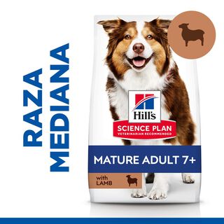Hill's Science Plan Medium Mature Adult Cordeiro ração para cães